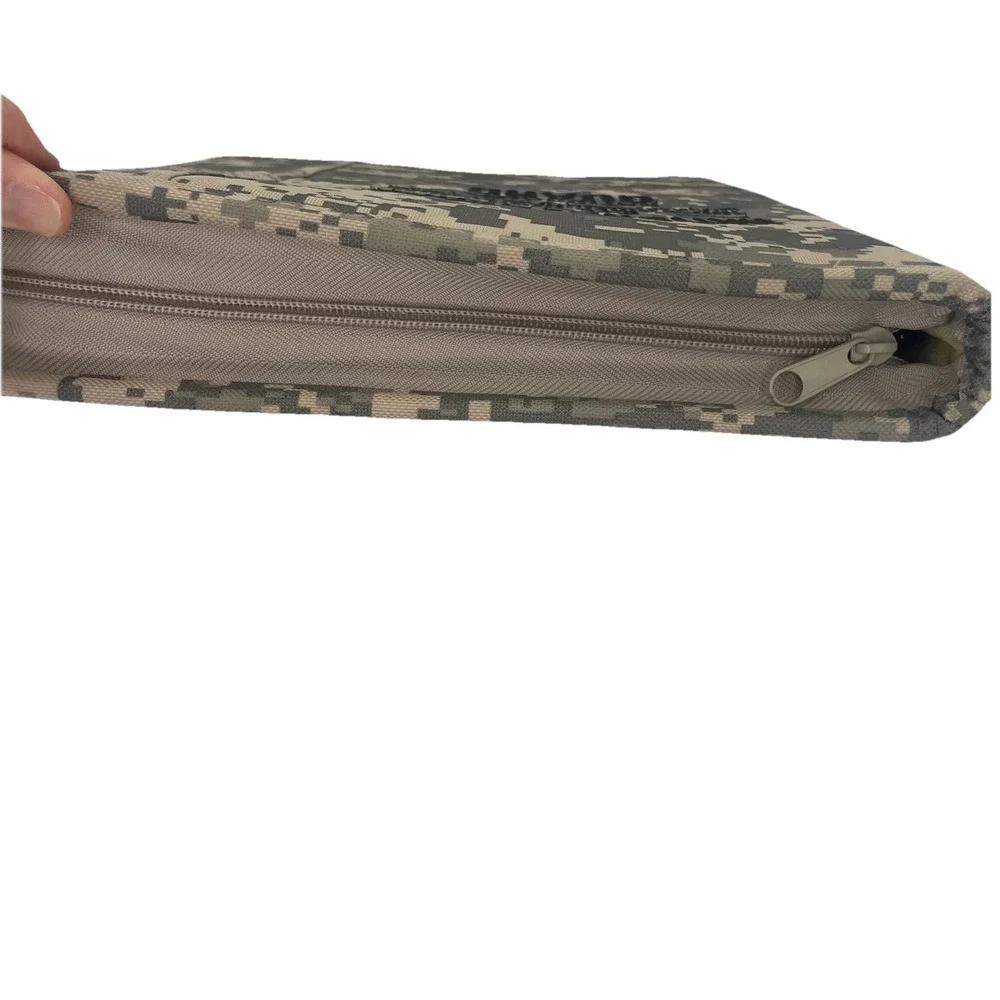 National Guard Digital Camo Notebook Portfolio Organizer Pad Field Notebook Zip